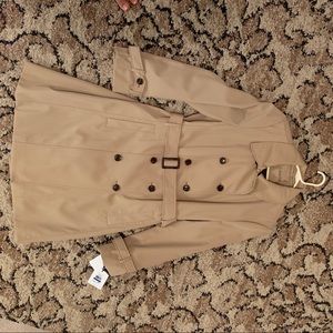 Calvin Klein Double Breasted Trench Coat -Khaki